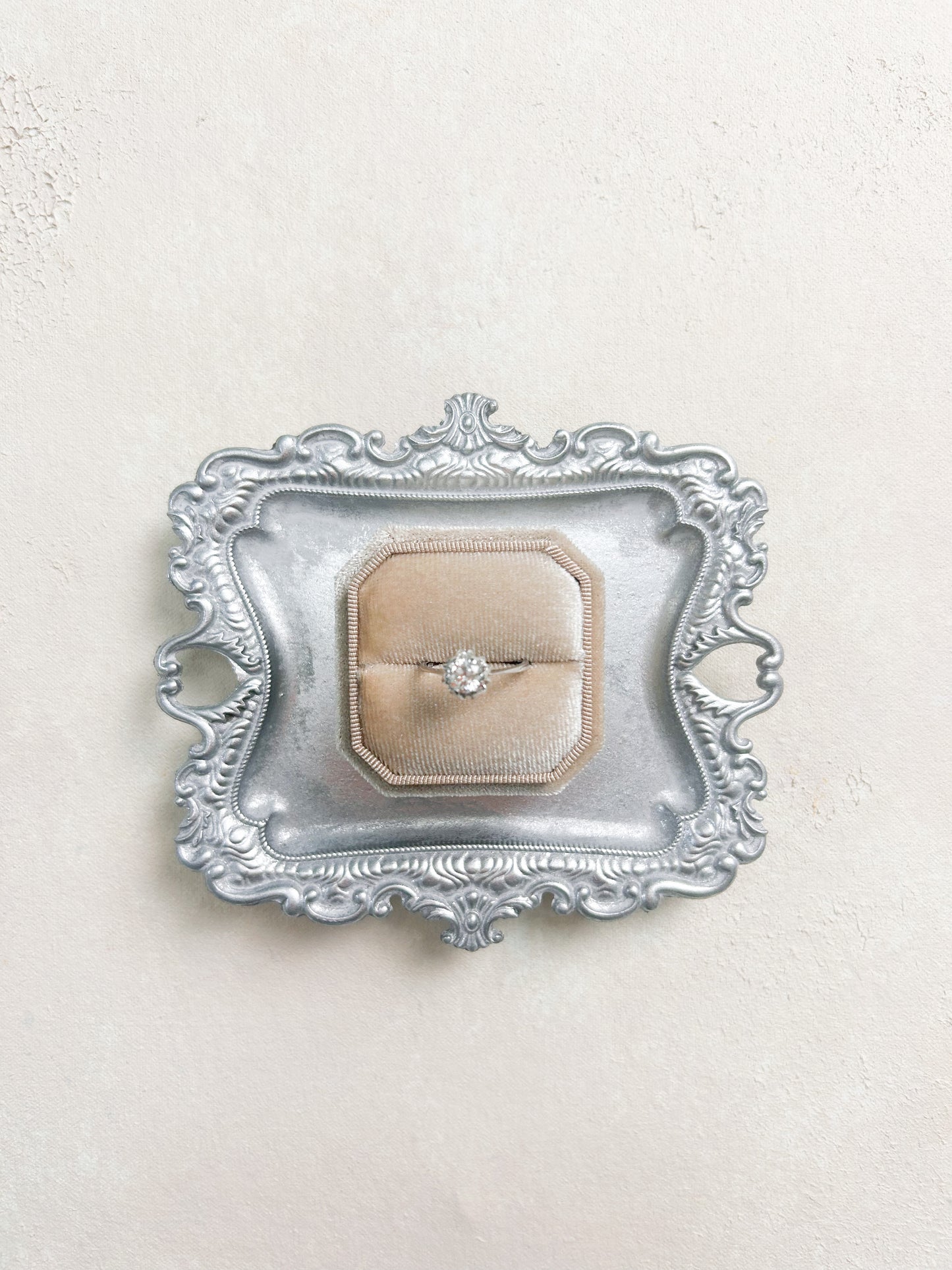 Vintage Gold or Silver Ring Dish