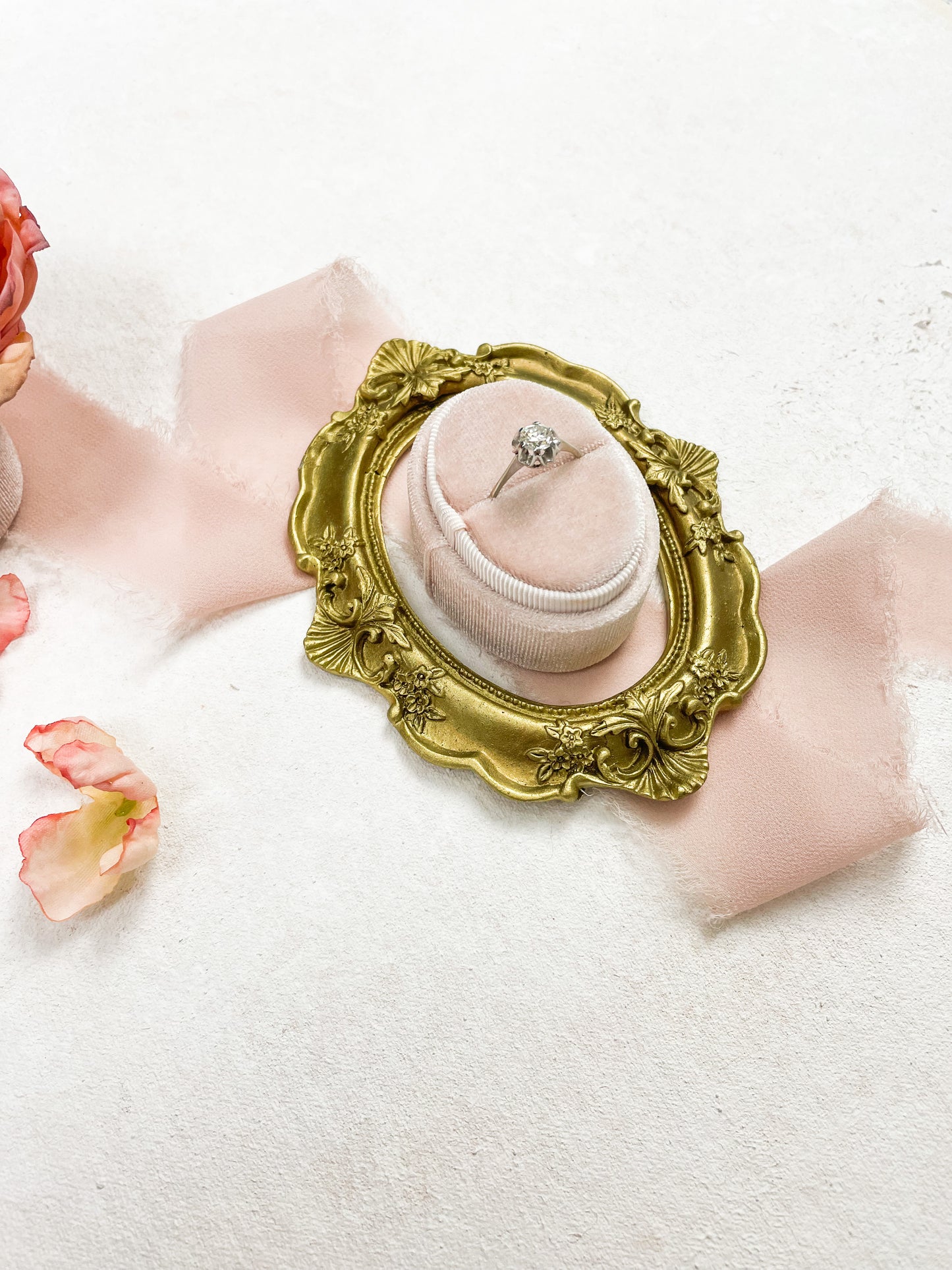 Vintage Mini Frame Gold or Silver | Wedding Flat Lay Props | Flat Lay Styling