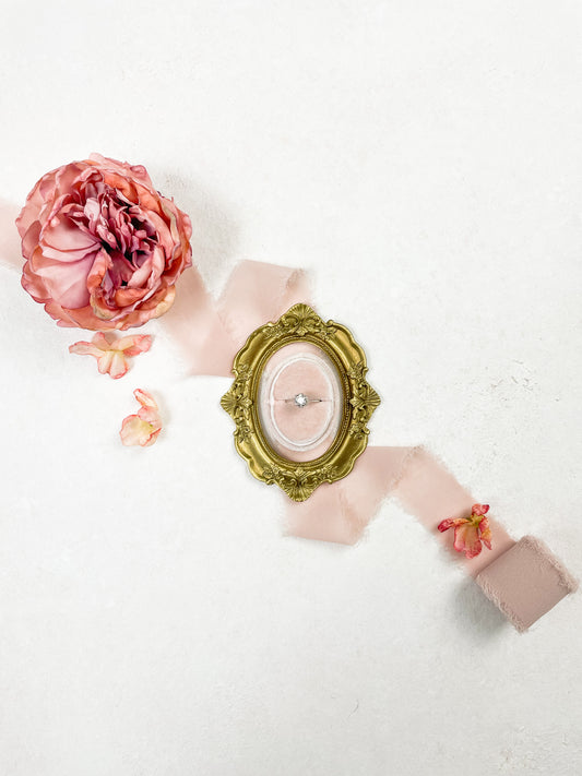 Vintage Mini Frame Gold or Silver | Wedding Flat Lay Props | Flat Lay Styling