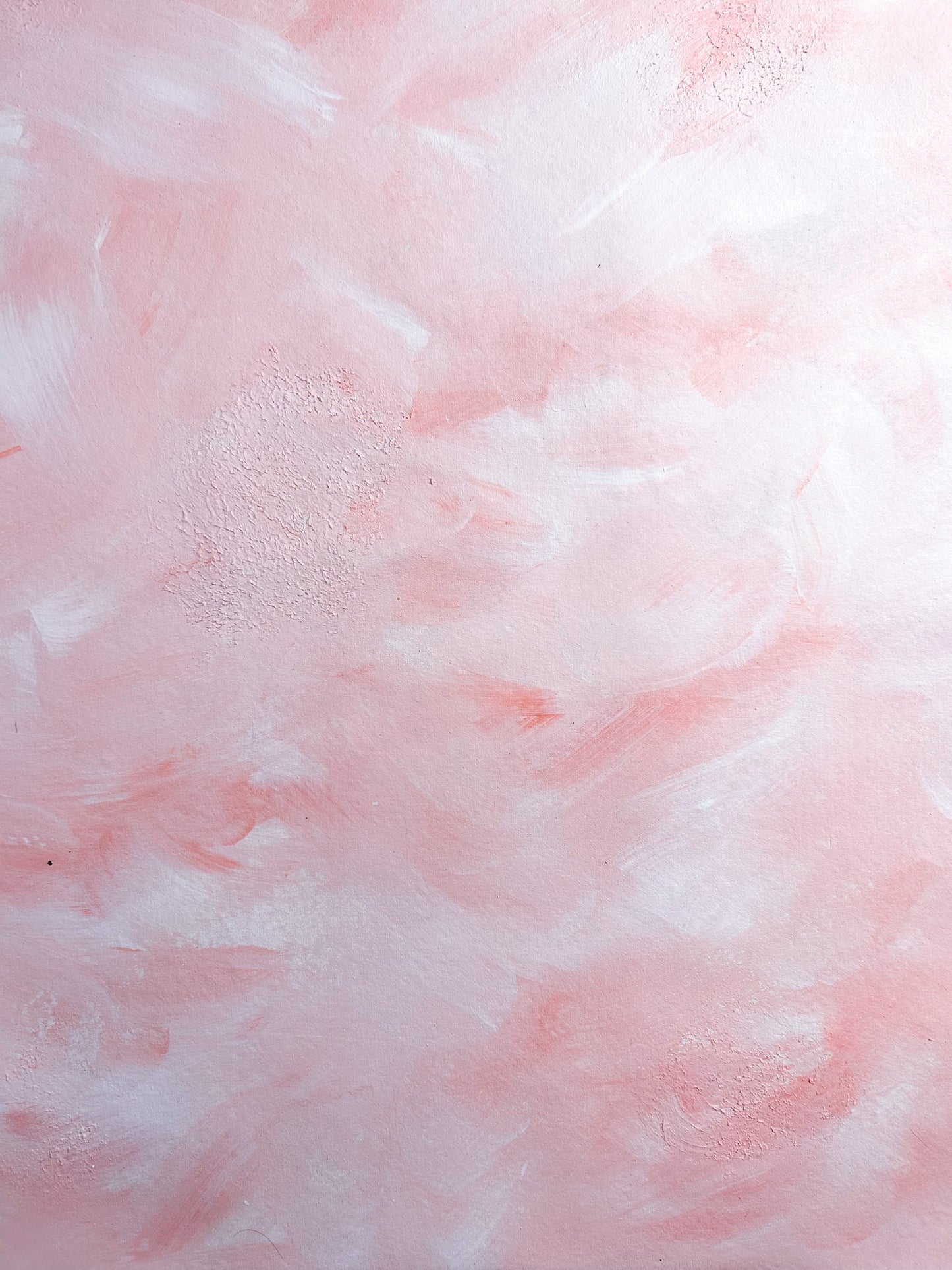 Hand painted, rollable styling mat for wedding photography|Coral
