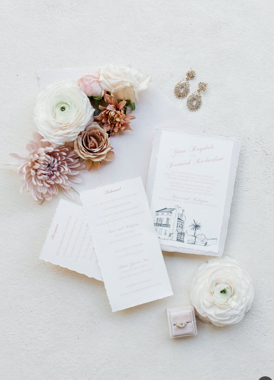 Hand painted, rollable styling mat for wedding photography|off white cream