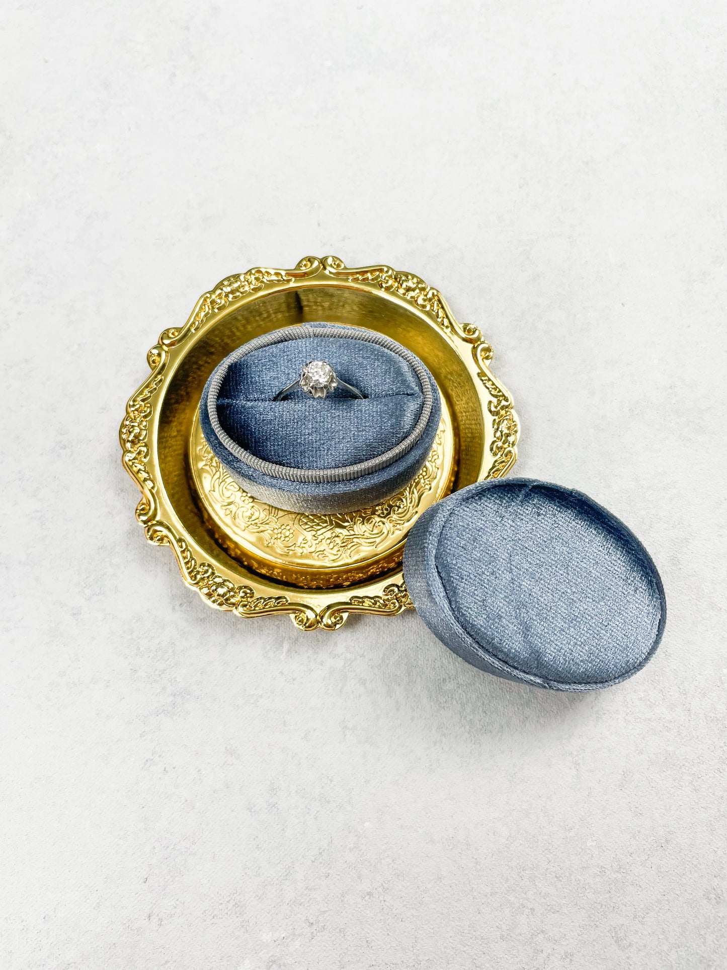 Mini Ring Dish Silver or Gold | Wedding Flat Lay Props | Flat Lay Styling